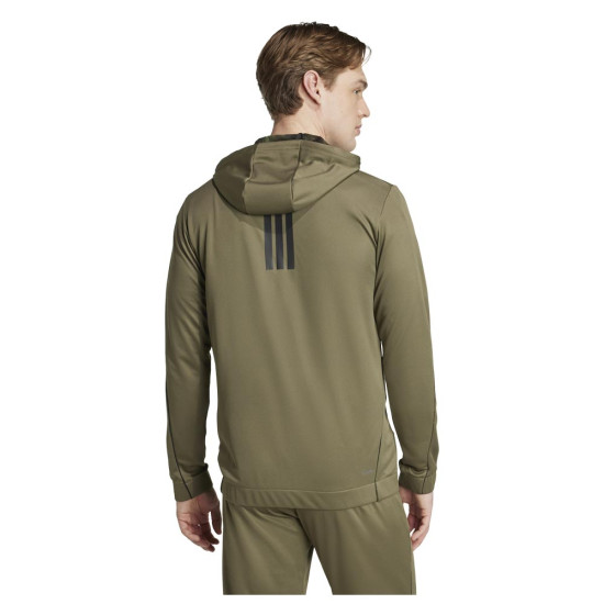 Adidas Ανδρική ζακέτα Train-Essentials Seasonals Full-Zip Hoodie